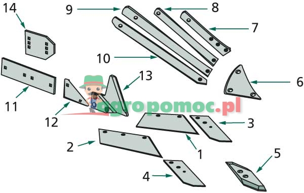 Listwa odkładnicy | 3444131 | zdjęcie nr 2